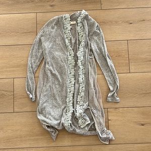 A’reve Fray Lace Sweater